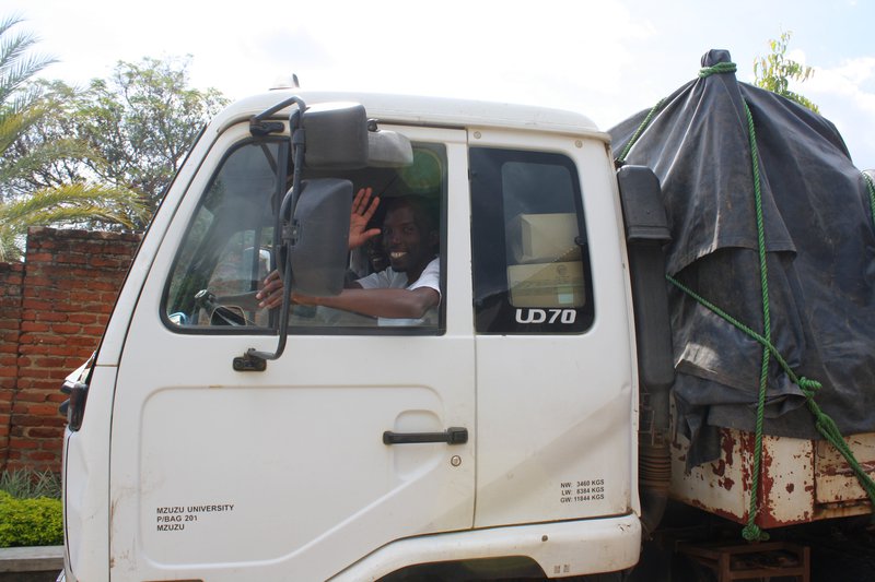 Transfering equipment from Lilongwe to Mzuzu