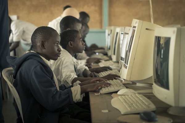 Students at Dowa Secondary School